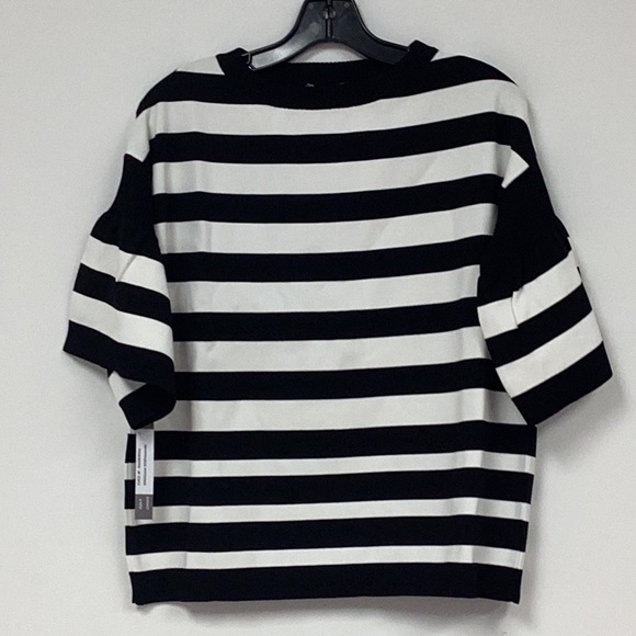 Beautiful boxy stripes sweater short sleeves - Picture 1 of 2